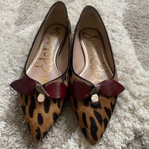 Sam Edelman cheetah print flats size 8